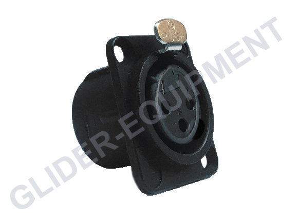 Neutrik XLR 3P chassis connector female [NC3FD-LX-BAG]
